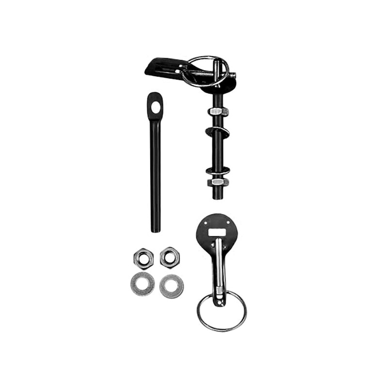 Attaches de capot OMP en aluminium
